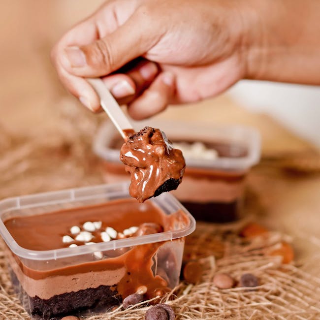 A rich cup of chocolate fudge ice cream.